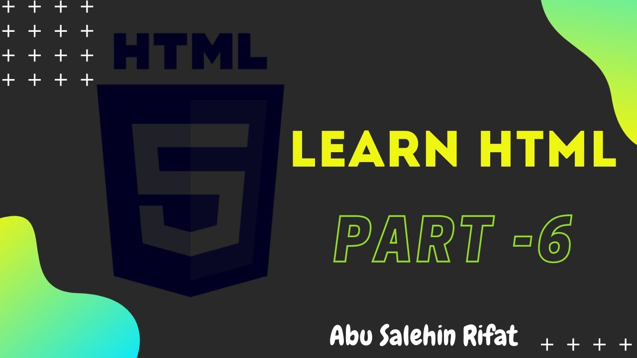 Learn HTML | How to add attribute | Attribute adding (Part 6) | Nerve gear