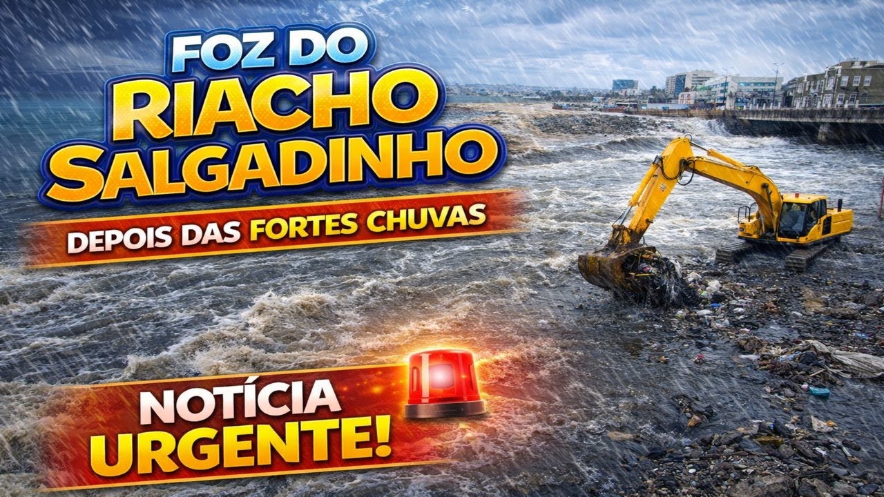 FOZ DO RIACHO SALGADINHO DEPOIS DAS FORTES CHUVAS EM MACEIÓ