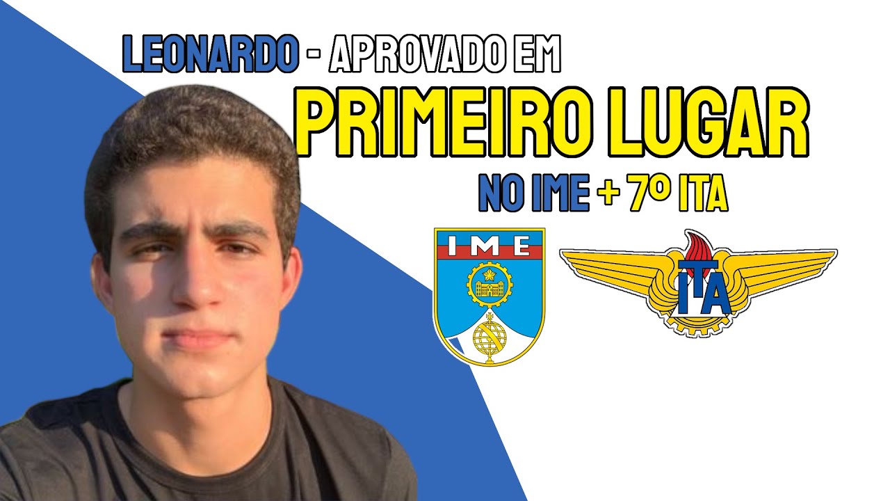 Conversa com Leonardo, o PRIMEIRO LUGAR do IME!