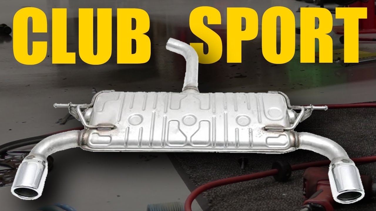 Clubsport GTI Muffler, the Best OEM MK7 Exhaust Option | In The Shop