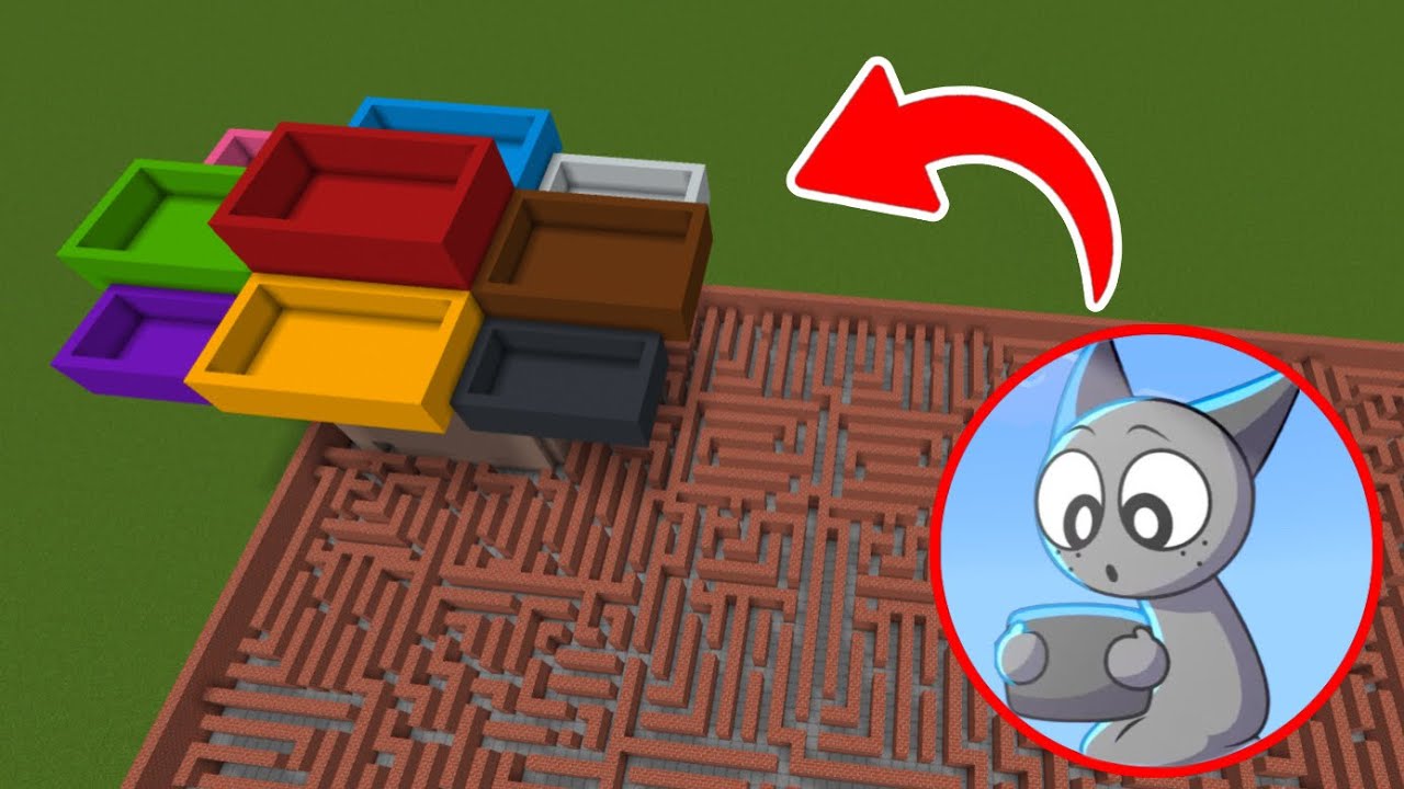 I Summon NEW Incredibox Sprunki in Maze Gmod Minecraft!