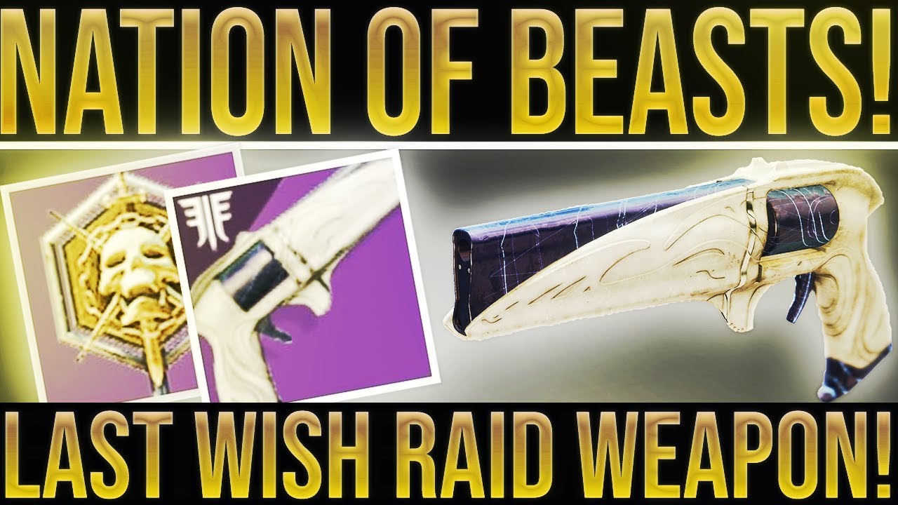 Destiny 2. LAST WISH RAID HAND CANNON 