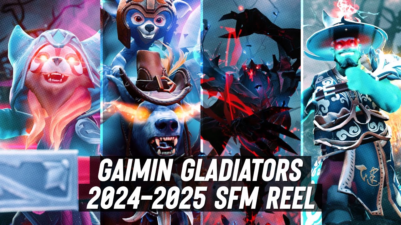 Показываю свои СФМ анимации Дота 2 за 2024–2025 | @GaiminGladiators