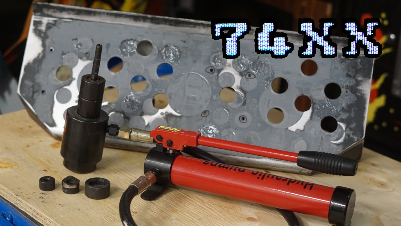 Arcade Repair Byte: Punching Metal Control Panels