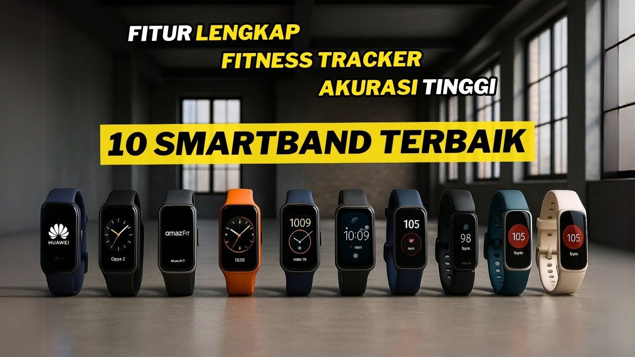 10 SMART BAND MURAH TERBAIK 2025 FITUR LENGKAP, TRACKING GPS AKURAT