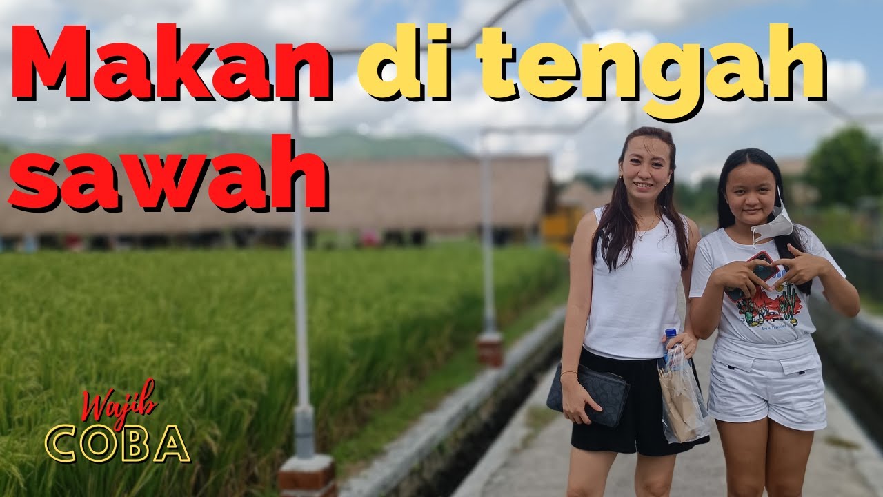 MAKANAN UNIK di Desa Wisata Kebon Ayu Gerung Lombok Barat | Makan di tengah sawah itu asik loh !!