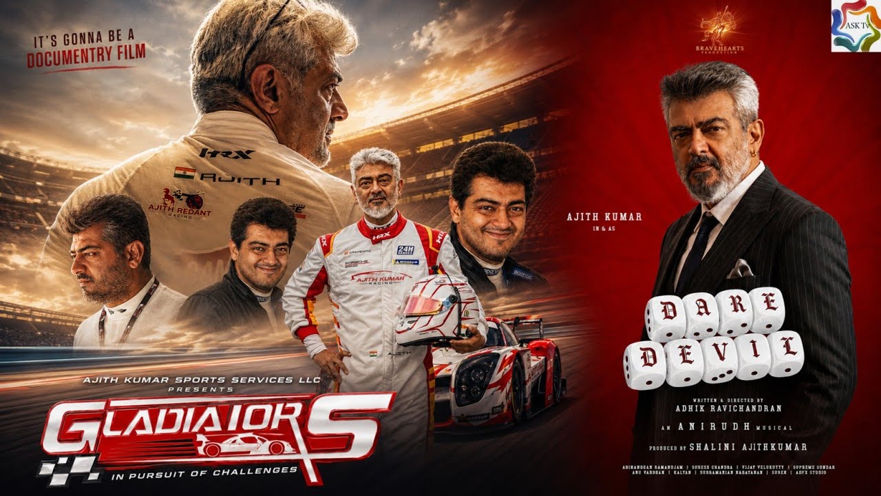 AK 64 Dare Devil & Gladiators Announcement | Thala Ajith | Aadhik | Vijay | Anirudh | Shalini Ajith