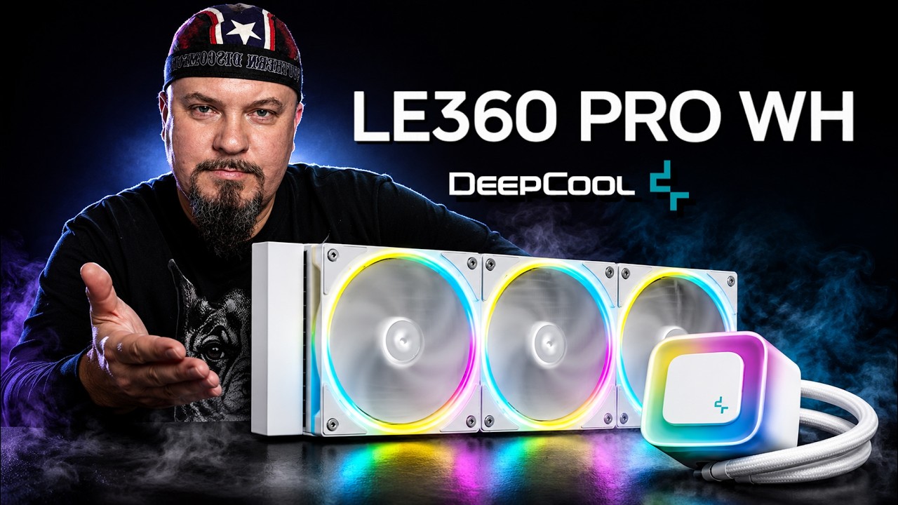 DeepCool LE360 PRO WH &mdash; распаковка и полный обзор