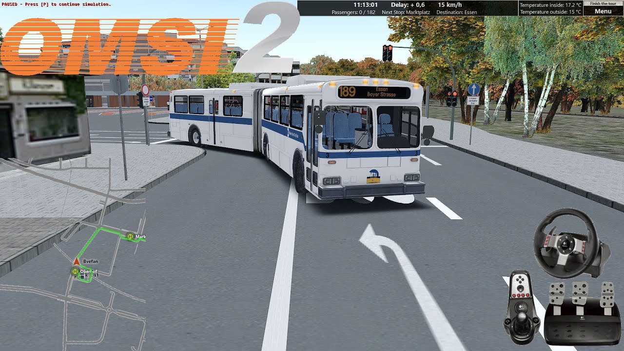 OMSI 2: Metropole Ruhr Rt. 189 to Boyer Stasse  | New Flyer D60HF🚍