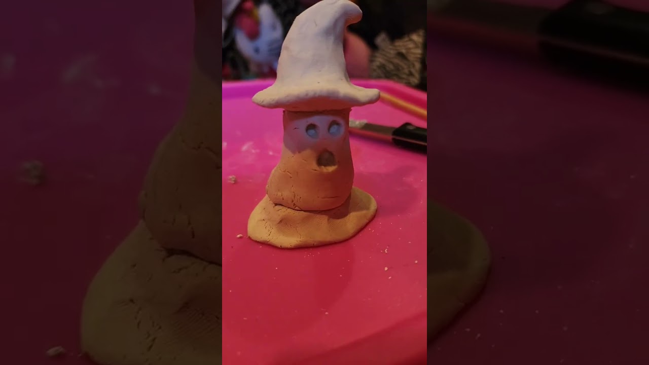 Diy Clay Ghost Halloween incents holder