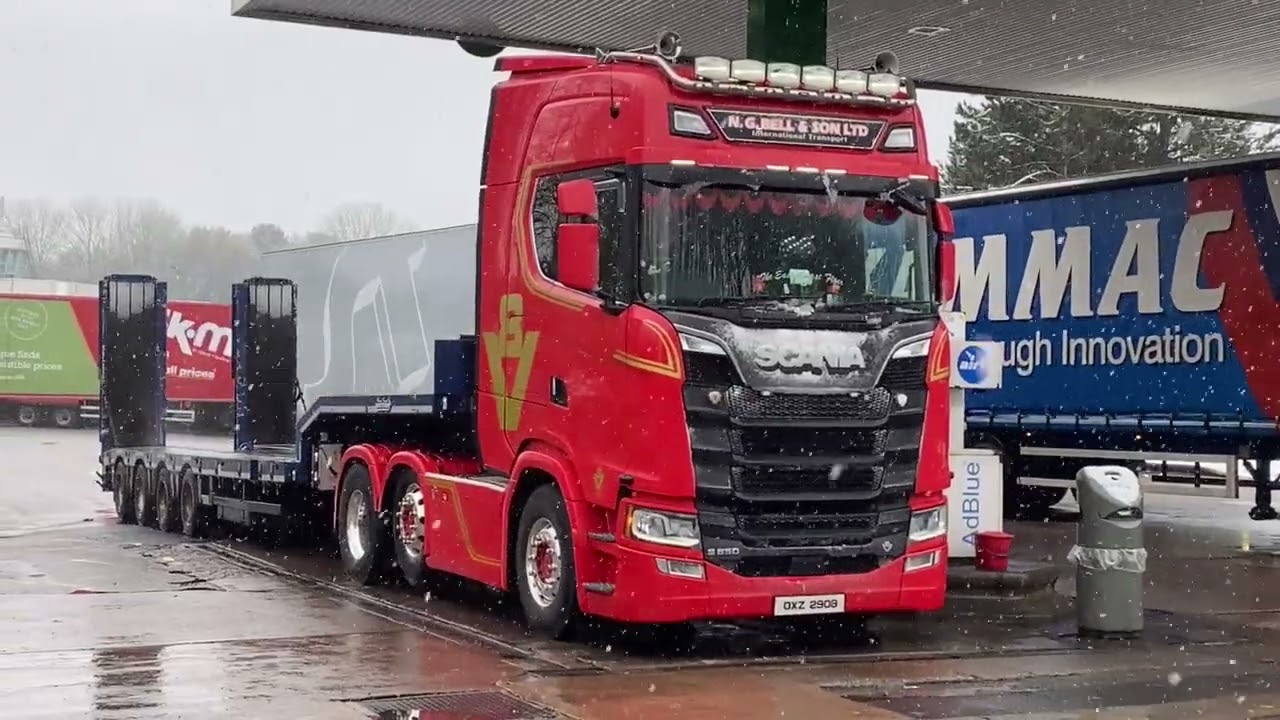 TRUCKSPOTTING IN THE SNOW NOVEMBER 19 2024