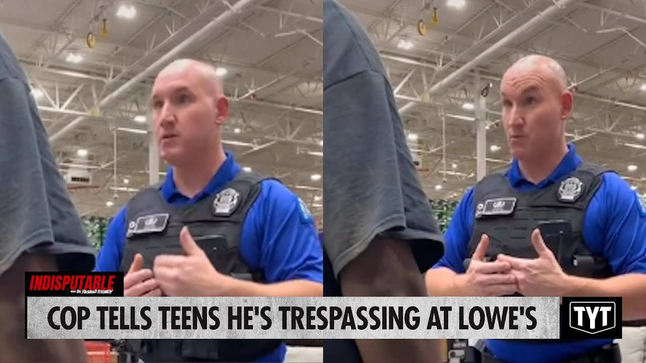 Cop Tells Teen He's Trespassing At Lowe's