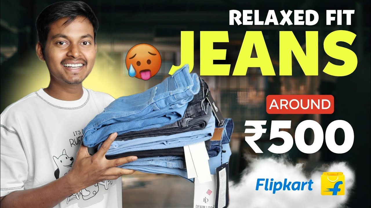 Best MEN RELAXED FIT JEANS ar.₹500 from Flipkart | Top 6 Best Flipkart Men Jeans Haul