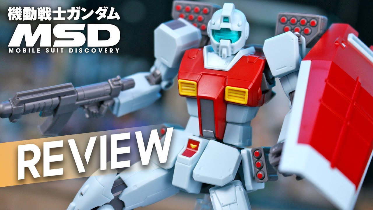 HG GM [Shoulder Cannon/Missle Pod] - Mobile Suit Gundam MSD UNBOXING and Review!