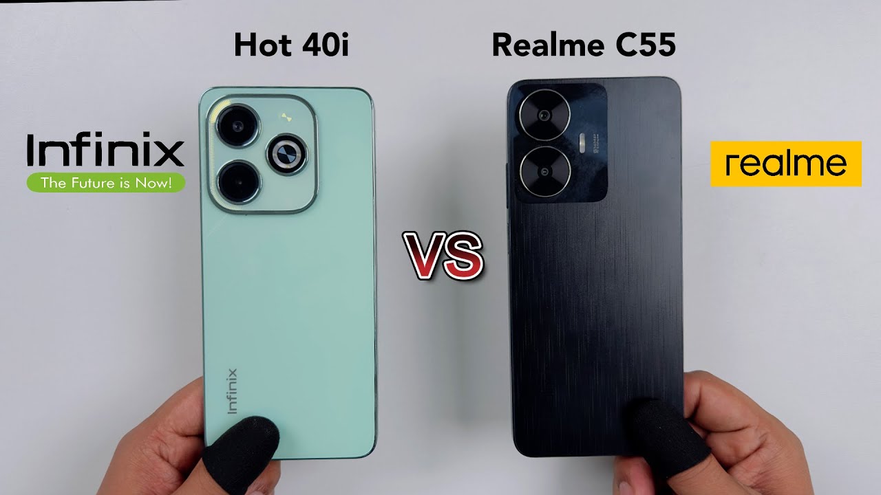 Infinix Hot 40i vs Realme C55 | Speed Test