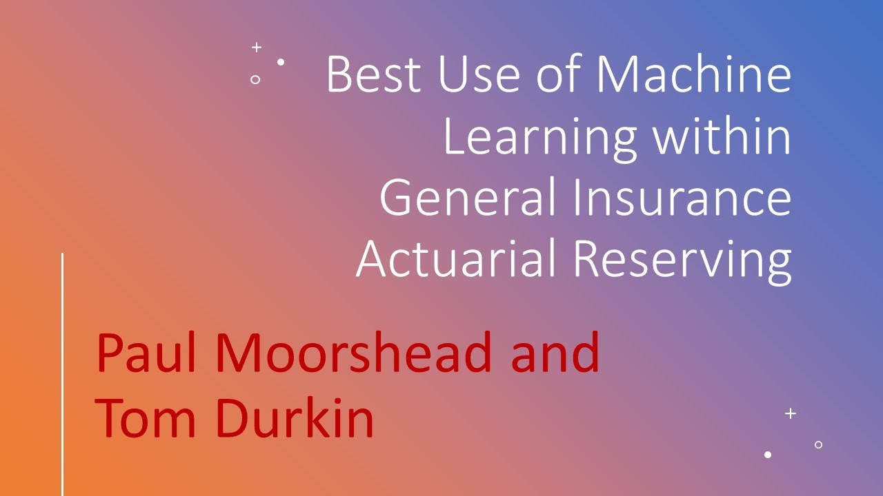 Best Use of Machine Learning in General Insurance Actuarial Reserving