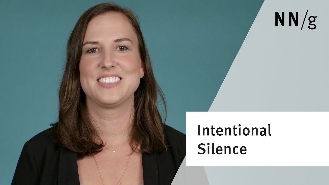 Intentional Silence as a Moderation Technique
