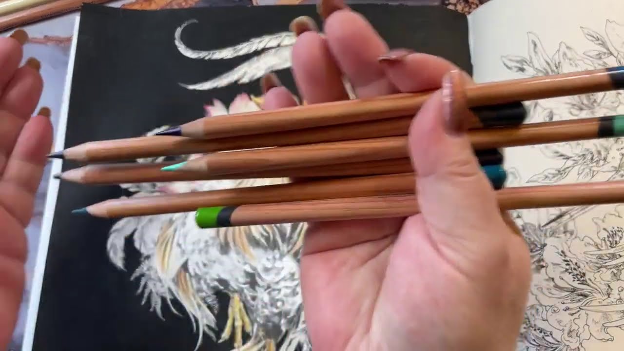 Adult Coloring - Ken Matsuda Rooster 🐓 Part 2
