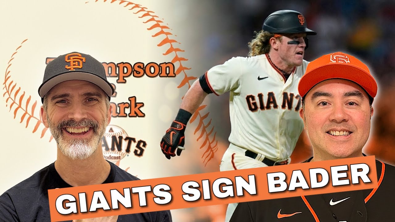 Giants FINALLY Make a Move! Signing Harrison Bader for $20.5M | Thompson 2 Clark