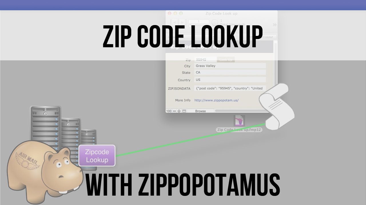 FileMaker Training | Zip Code Lookups with Zippopotamas