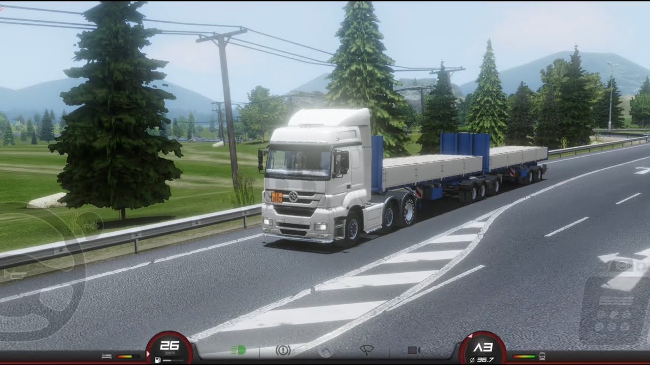 Viagem Longa com Bitrem Realista no Truckers of Europe 3 🚛💨 | Long Trip with B-Double Trailer