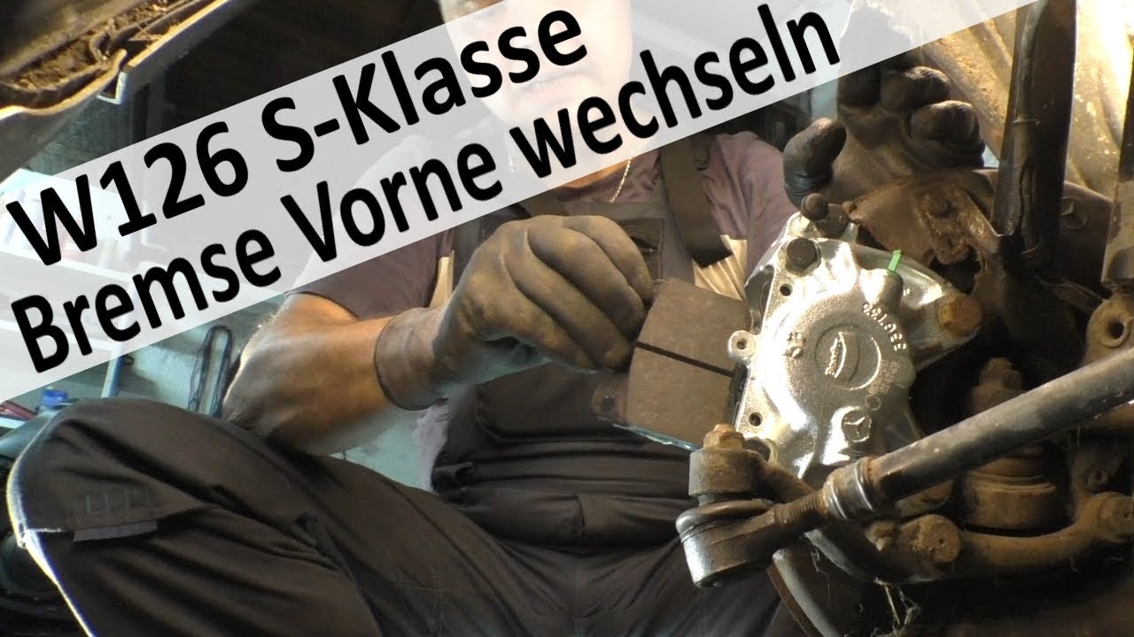 S-Klasse W126 Bremse vorne Links erneuern Teil 2/2