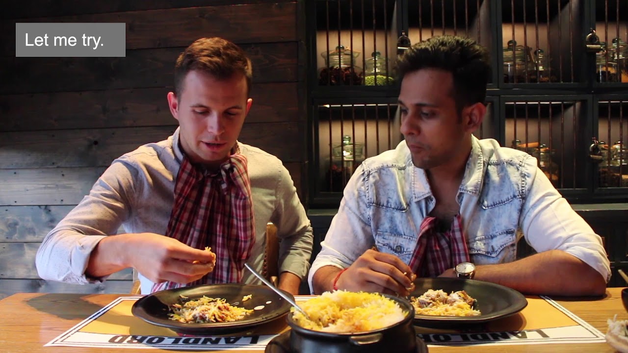 How to: Eat Biryani with your hands | Charcoal Tandoor Grill & Mixology