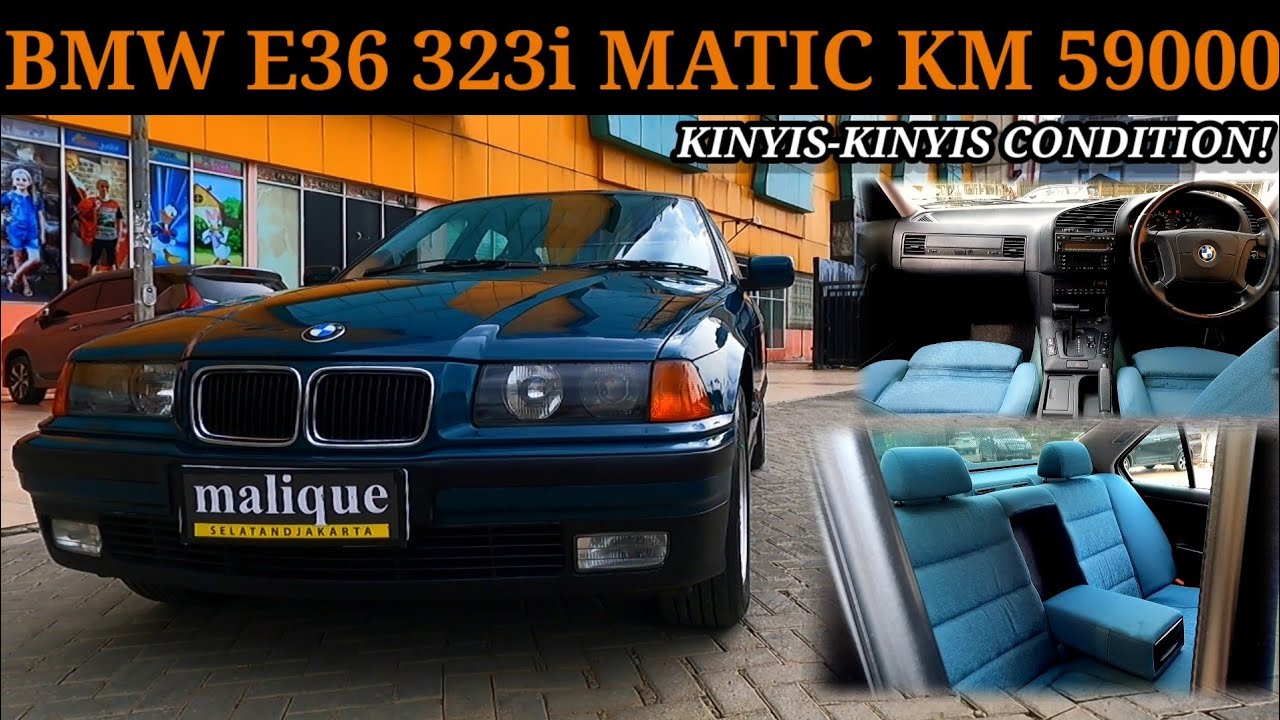 BMW E36 323i MATIC KM 59RIBU PERFECT CONDITION - GREEN ON GREEN