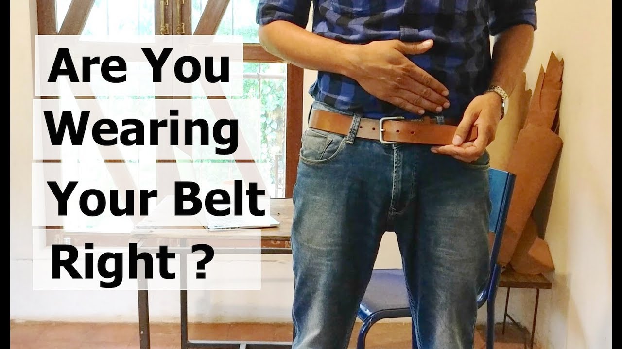 2 Tips to Wear Your Belt Right
