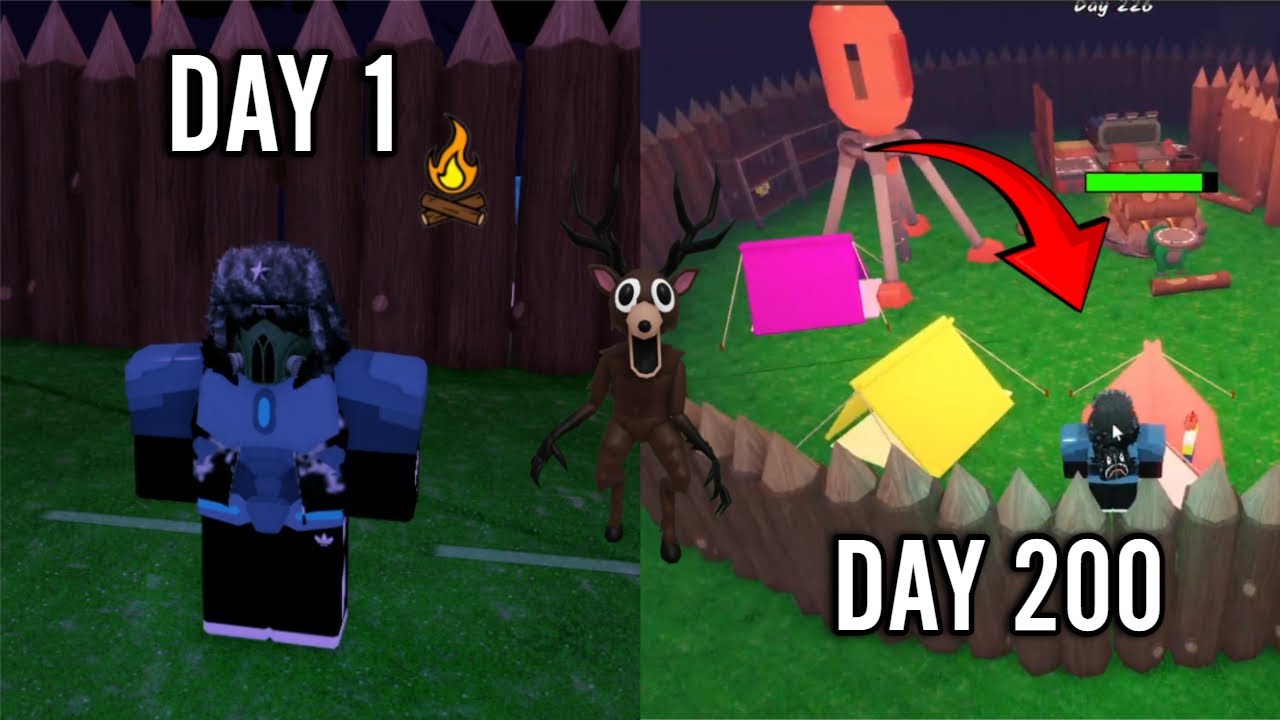 AMATEUR AFK BASE + CRAFTING BENCH 5 IN 99 NIGHTS IN THE FOREST - Roblox