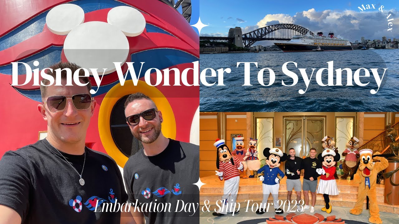 Disney Wonder Embarkation Day | Ship Tour | Inaugural Cruise To Australia | Stateroom Verandah Tour
