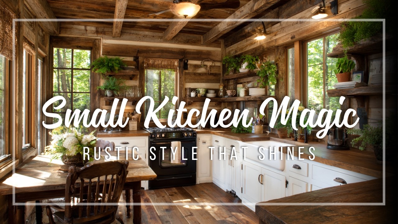 Small Rustic Kitchen Ideas That Add Big Character