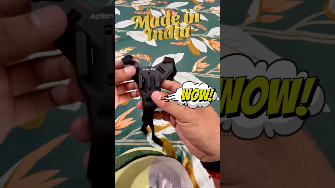 Made in 🇮🇳India chin mount #shorts #chinmount #helmetmount #actionpro #unboxing