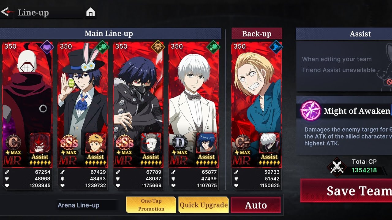Clear Mission daily PVP RTA team Aogiri Tree | Tokyo Ghoul: Break the Chains 