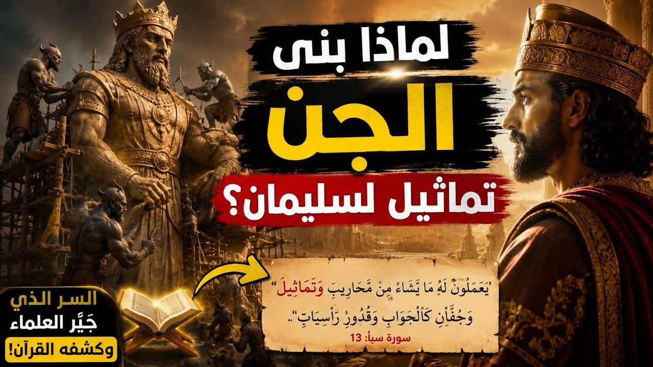 تماثيل النبي سليمان: قوة، جن، وحرب نفسية لم تُروَ من قبل! 🔥