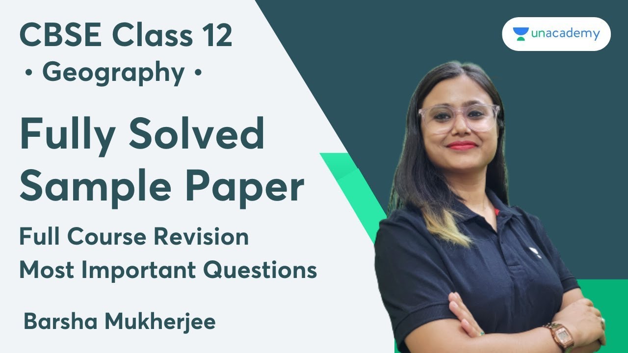 Fully Solved Sample Paper - 1 | Full Course Revision | Most Important Questions | Barsha Mukherjee