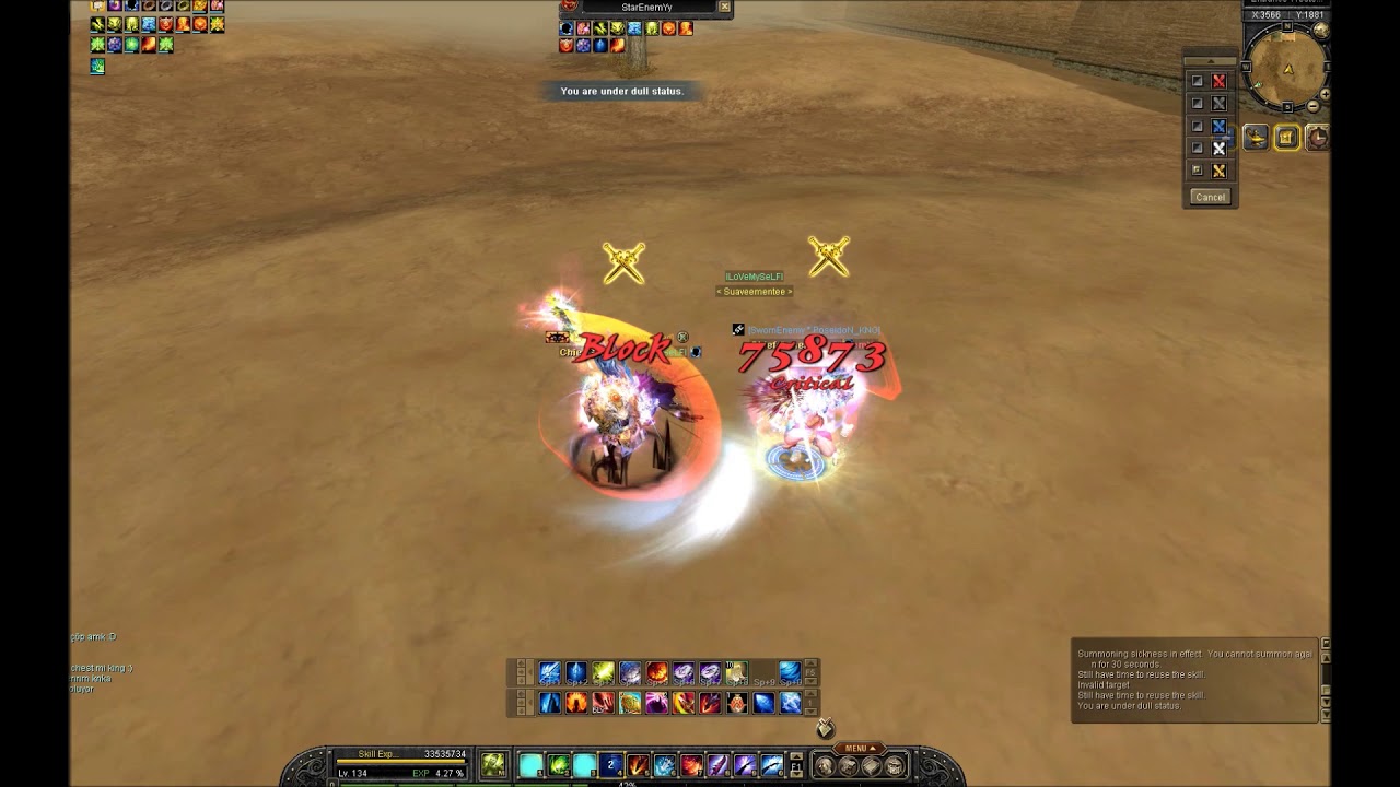 Silkroad Online Ceres 134 lvl +15 Blade vs +15 Blade