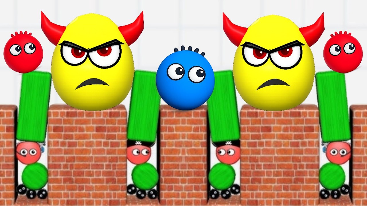 Draw To Smash - Save The Dog 🆚 Hide Ball: Brain Teaser 🆚 Lucky Balls - Going Balls 2048 Gameplay.