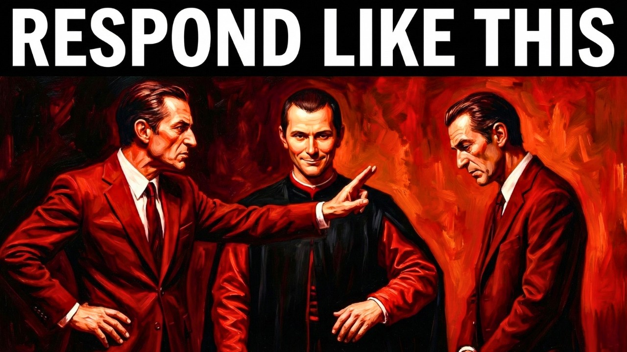 7 Genius Comebacks That END Any Argument | Machiavelli Wisdom