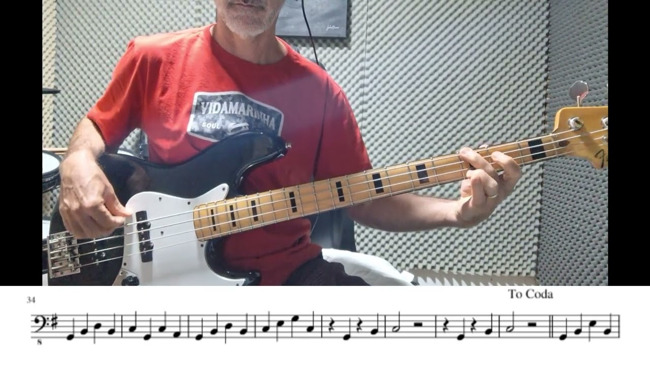 Vem chegando o Natal - Aline Barros - (Bass cover)