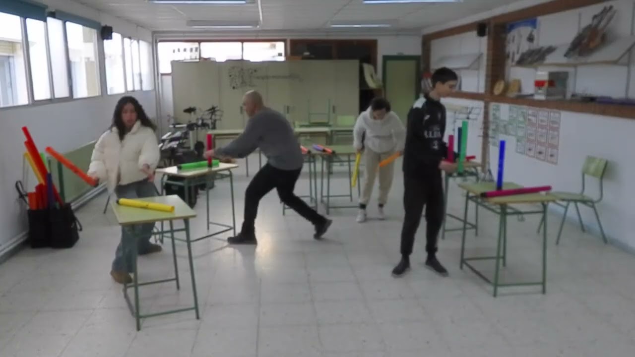 1º BACH - Libertango a 4 con Boomwhackers