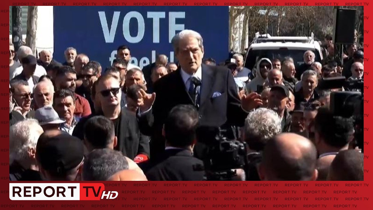 PS s’lëshoi Ballukun, Berisha i bashkohet protestës para Kuvendit: Rama shënoi vetëvrasjen politike