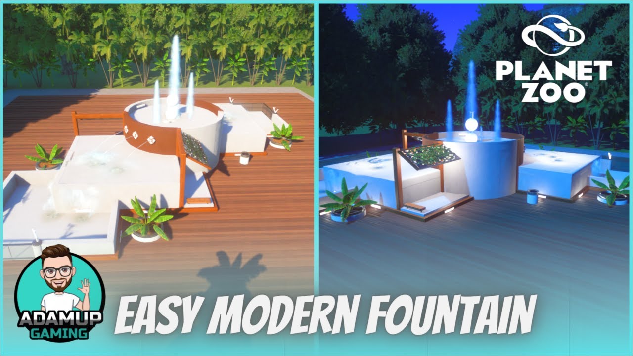 Planet Zoo: Simple but Effective - Modern Fountain Tutorial