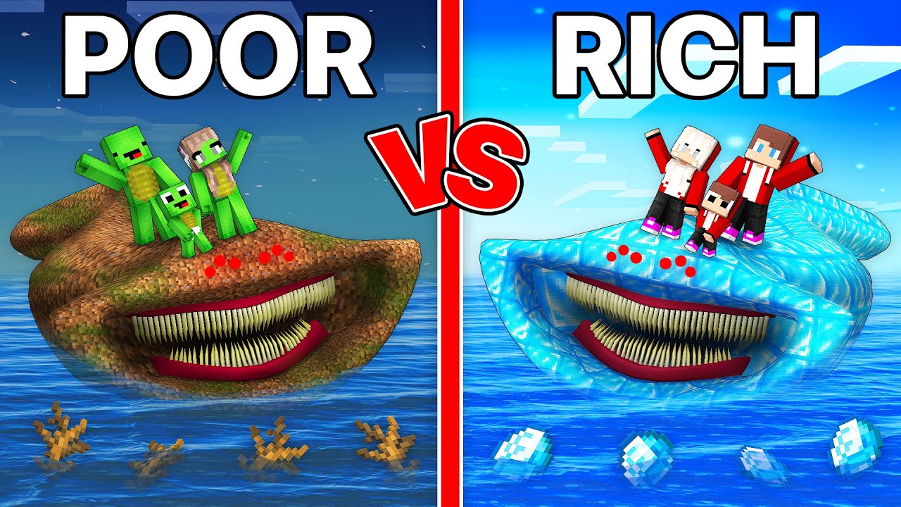 JJ's RICH EL GRAN MAJA vs Mikey's POOR EL GRAN MAJA Survive Battle in Minecraft - Maizen