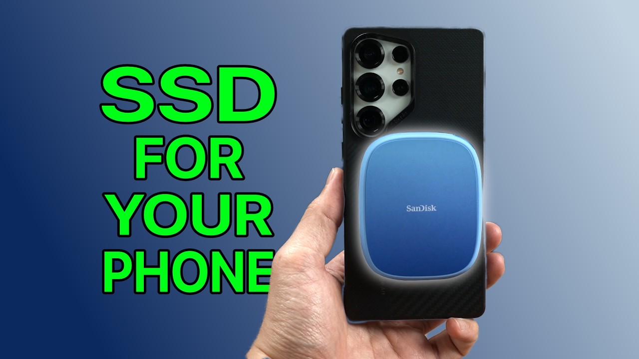 Record ENDLESS* 4K ProRes with THIS! SanDisk Creator Phone SSD review!