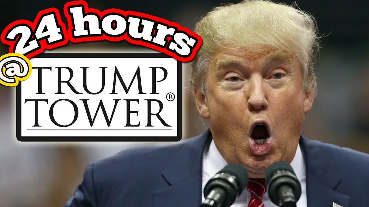 (EPIC!) 24 HOUR OVERNIGHT CHALLENGE IN TRUMP TOWER // 24 HOUR OVERNIGHT SNEAKING INTO TRUMP TOWER!