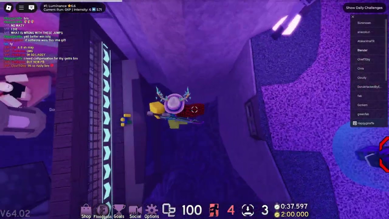 luminance (crazy+) || flood escape 2