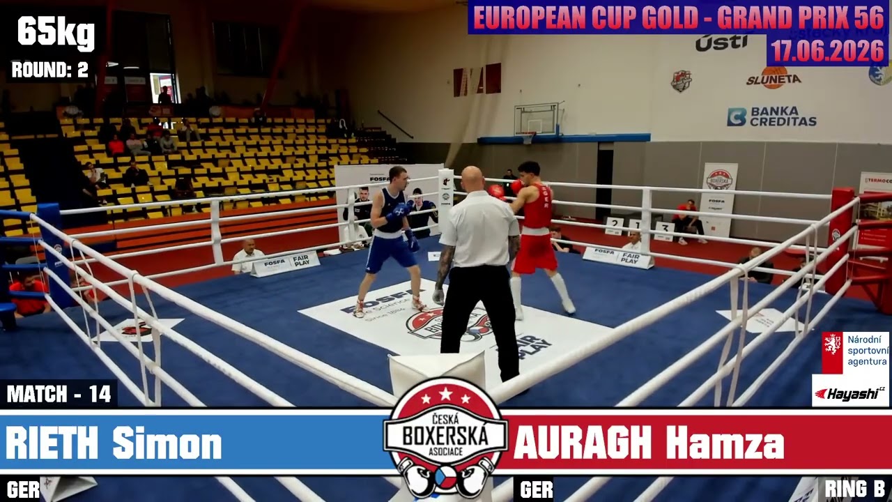 Hamza Auragh (GER) vs. Simon Rieth (GER) Grand Prix &Uacute;st&iacute; nad Labem 2026 (65kg)