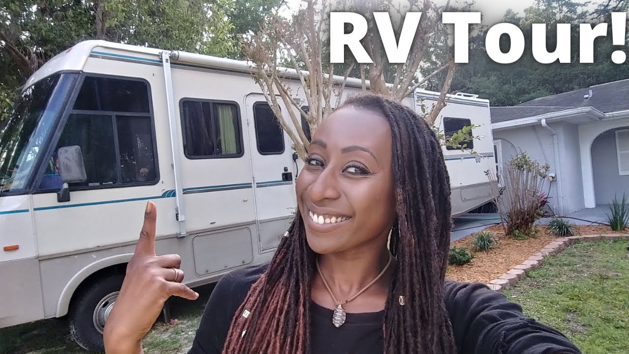Class A RV Motorhome Renovation And Tour | My First RV - The Colorful Castle!