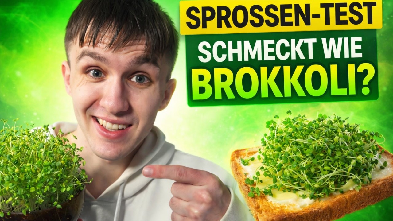 Grow-Grow-Nut Starter-Paket Brokkoli Test | 5 Tage Wachstum + ehrlicher Geschmackstest